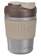 Tumbler Mug Dual Sip with Capacity 350ml &amp; Leak Proof Lid / Lightweight / Thermal Insulation / Comfortable Grip / Travel-Grey
