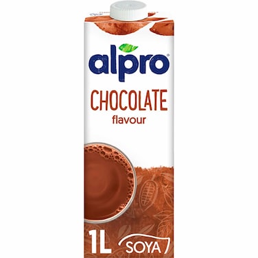 Alpro Soya Chocolate Drink, 100% Plant-Based, Lactose &amp; Dairy Free  1L