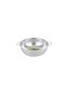 22.5 cm Multipurpose Stainless Steel Strainer Basket- RF12682/ Colander with Strong Handles, Perfect for Washing Rice, Fruits, Vegetable and Straining Pasta, Rice, Noodles/ Stylish Design with Micro Perforated Holes Silver