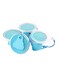 Silicone Collapsible Cup Travel Mug With Lid Sky Blue