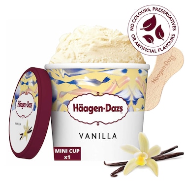 Haagen-Dazs Vanilla Flavoured Mini Cup, 100ml