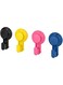 Ikea TISKEN Hook with Suction Cup, Mixed Colours with TSS Cotton Balls(5 Pieces)