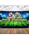 Littleloverly Qatar 2022 Soccer World Tournament Banner Backdrop Decorations - Soccer Matches/Football Tournament Bar Party Banner Decorations