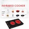 Dual Burner Infrared Cooker - 3000W High-Power Portable Electric Stove with Ceramic Glass

