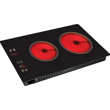 Dual Burner Infrared Cooker - 3000W High-Power Portable Electric Stove with Ceramic Glass

