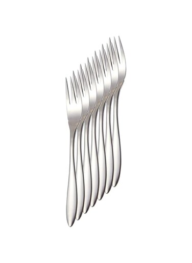 Arcoroc Tulip Fish Fork - Silver