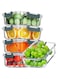 CENXI Food Container Sets, 5 Pack 1080ml Glass Meal Prep Containers, Airtight Glass Lunch Containers Set, Glass Food Storage Containers with Lids, for Microwave, Oven, Freezer &amp; Dishwasher