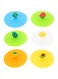Alipis 6pcs Mug Covers Silicone Cup Lids Mug Caps Fruits Design Drink Mug Lid Stopper Topper for Water Coffee Beverage Tea Cup