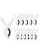 12 Pack Beach Towel Clips,Heavy-Duty Plastic Clothes Pins,Quilt Drying Clips,Windproof Clothes Clips,Keep Your Towel,Clothes,Blankets to Dry on Clothesline and Hanging Rack