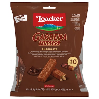 Loacker Gardena Fingers Mini Chocolate Wafer, 125g
