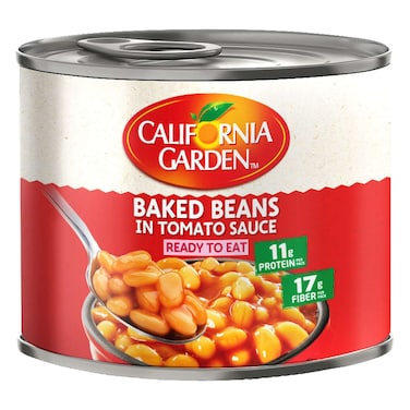 كاليفورنيا جاردن  فاصوليا مطبوخة بصلصة الطماطم ، 220 غرام