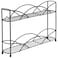 Spectrum Diversified Countertop Rack Cabinet Pantry Organization &amp; Storage, 2-Tier Spice Organizer With Optional Wall Mount, Black