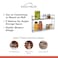 Spectrum Diversified Countertop Rack Cabinet Pantry Organization &amp; Storage, 2-Tier Spice Organizer With Optional Wall Mount, Black