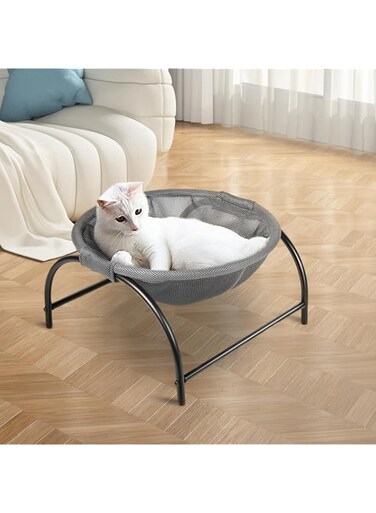 Exrp Cat Bed Dog/Pet Hammock Bed Free-Standing Cat Sleeping Cat Supplies Pet Supplies Whole Wash Stable &amp; Breathable Easy Assembly Indoors Outdoors