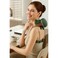 Hand Shoulder and Neck Massage with Heat Speed Adjustment, for Pain Relief Deep Tissue (Green)