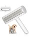 Pet Hair Remover Roller, Couch Hair Removal Tool with Hidden Handle Push Type Pet Hair Remover Portable Lint Roller Reusable Lint Rollers, Washable for Clothes/Furniture/Couch/Bed/Car Seat/Carpet