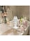 XINGLL Acrylic Bathtub Caddy Tray, Decorative Clear Acrylic Serving Tray, Makeup Vanity Organizer Display Shelf, Bathroom Coffee Mirror Food Countertop Storage Holder