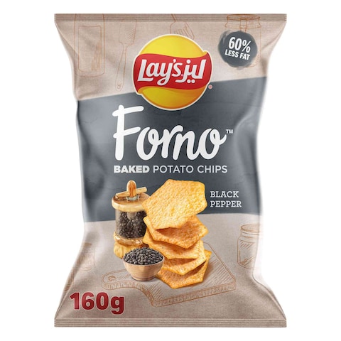 Lay&#39;s Forno Black Pepper Potato Chips 170g