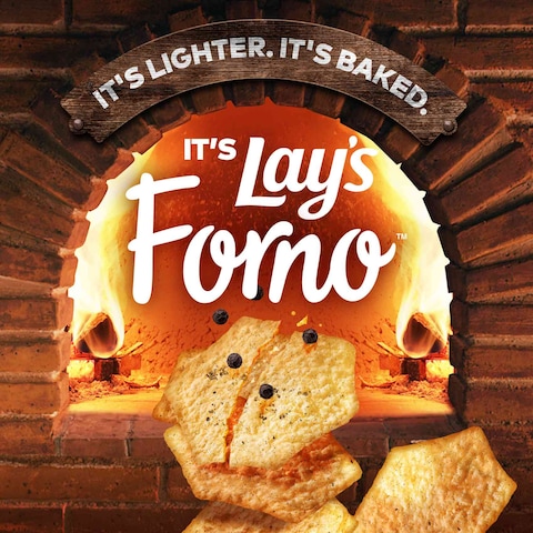 Lay&#39;s Forno Black Pepper Potato Chips 170g