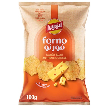Lay&rsquo;s Forno Authentic Cheese Baked Potato Snacks, 160g