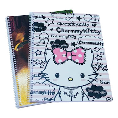 Ambar A4 Size Spiral Notebook, 80 Sheet, 2 PCS