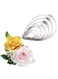 seven Stainless Steel Rose Petal Molds - DIY Baking &amp; Fondant Cutters for Delightful Desserts, Sandwiches, and More - Set of 7