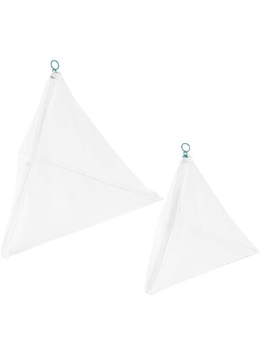 Ikea SLIBB washing bag, set of 2, white