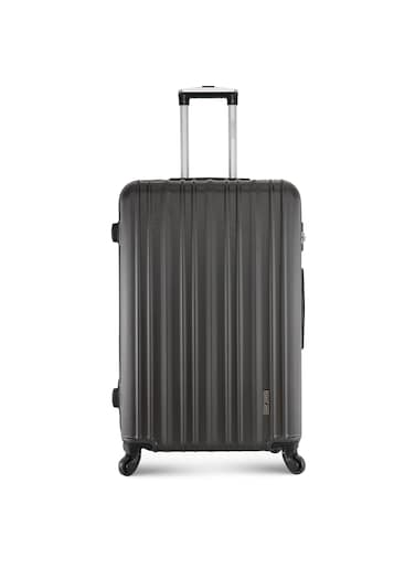 Large 28-Inch ABS Material Lightweight Hardshell Luggage Trolley   carrying 30kg Durable Hardsided Spinner Trolley Suitcase Dark grey