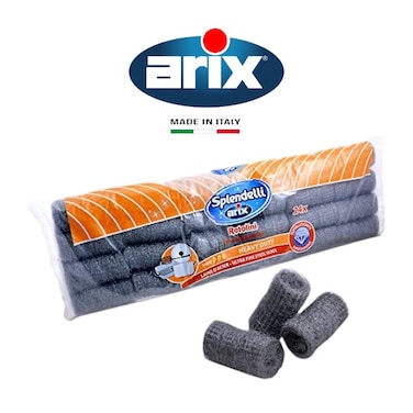 Arix Splendelli Ultrafine Steel Wool Rolls 24 pcs