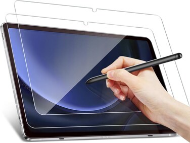 Tempered Glass Screen Protector for Samsung Galaxy Tab S10 Plus/Tab S9 FE Plus /S9 Plus 12.4 Inch, Screen Protector for Galaxy Tab S10+/S9+/S8+/S7 FE, Pack of 2