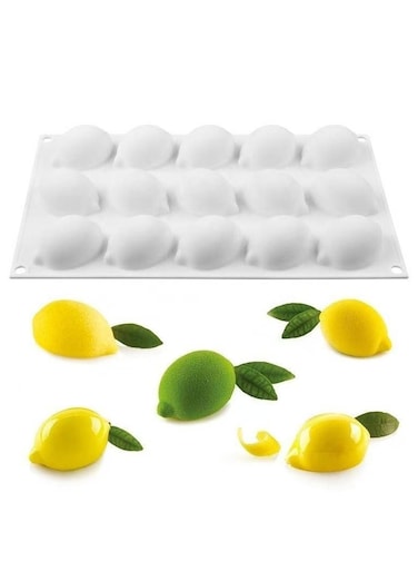 3D Lemon Shape Silicone Cake Molds Mousse Mould Dessert Pastry Cheesecake Mould DIY Decorating Cake Baking Tools