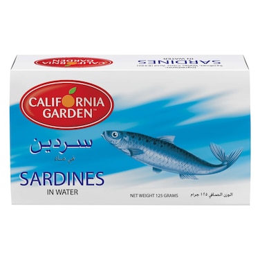 California Garden Sardines in Water, 125g
