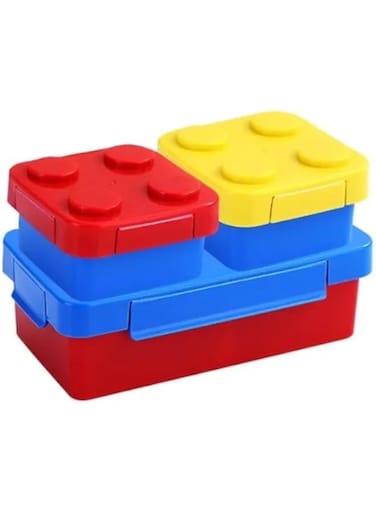 Brick Lunch Boxes Bento for Children Toddler Kids Luch box Lego Inspired