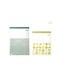 Resealable bag, patterned/green, 6/4.5 l