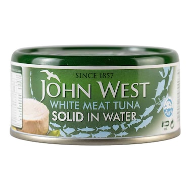 John West Solid White Meat Tuna in Water, 170g