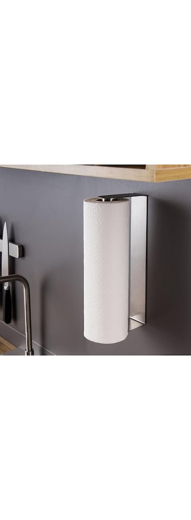 ZUNTO Paper Towel Holder Under Cabinet - Adhsive Paper Towel Rack (No Drilling), Stainless Steel Rustproof, Easy Tear