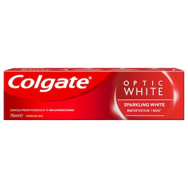 Colgate Optic White Sparkling Whitening Toothpaste 75ml