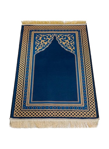 Turkish Prayer Mat Muslim Prayer Rug, Sajadah Muslim Prayer Mat Prayer Mats Muslim for Praying Men, Women, and Kids 110x70 centimeter PM-369/143, Multicolour