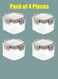 Pieces Mini Containers For Sauces,Small Transparent Ketchup Honey Salad Dressing Container for School Picnic Outdoor Barbecue