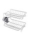 Kitchen Faucet Sponge Holder Silver 15x22x13cm