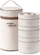 Microwaveable 3 Tier Thermal Lunch Box Portable Insulated Lunch Containers With Bag, Leakproof Stackable Stainless Steel Food Container For Adults Kids