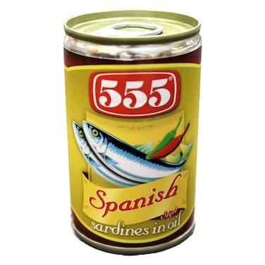 555 Spanish Sardines in Oil, 155g