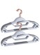 20 Pack Heavy Duty Plastic Hangers, 0.2 Inches Thick, Non-Slip Design, 360&deg; Swivel Hook, Ideal for Bedroom Closet, Shirts, Pants, and Coats, Space-Saving Organization