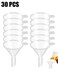30 Pcs Small Funnel Mini Funnel Kitchen Use Funnels Clear Plastic Narrow Neck Plastic Funnels Urn Filling Tool for Lab Bottles Sand Art Perfumes Spices Activities
