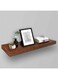 FITTO 40cm &amp; 60cm Floating Wall Shelves, Available in White, Black, Oak Effect, and Brown Finishes - Wall-Mounted Shelf for Bedroom, Living Room, Bathroom, Modern Home Decor (Brown, 60 cm)