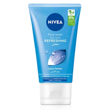 NIVEA Face Wash Cleanser Lotus Refreshing Cleansing Normal Skin 150ml