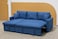 DEEP SLEEP EVERY NIGHT Sofa Cum Bed With Cushions L-Shaped   Storage Space   Convertible Living Room Furniture (BLUE)
