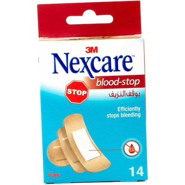 Nexcare Blood-stop Bandage/plasterss, G, Assorted, 14/Pack