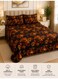 Queen Size Luxury Heart Print Bedsheet Set 3PCS &acirc;&euro;&ldquo; 125 GSM Soft Breathable Fabric, Fade Resistant &amp; Durable Bedding with 2 Pillow Covers, 220x220 CM