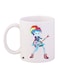 Guitar Girl Printed Coffee Mug White/Blue/Red